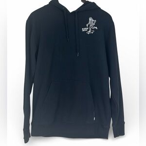 Vans Black Hoodie with Skater Monster Graphic